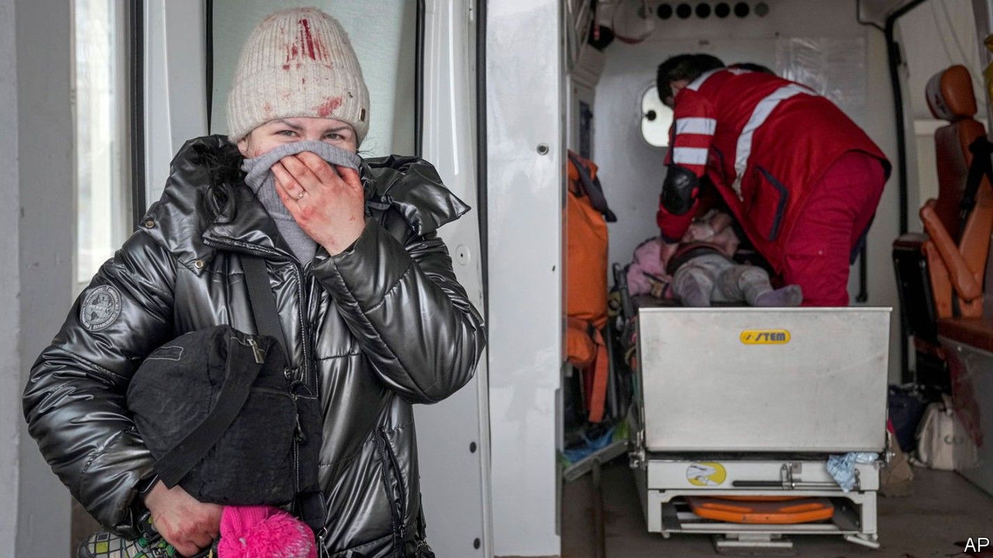 Ukrainian woman emergency services